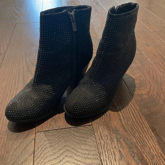 Juicy Couture Women's Rhinestone Ankle Boots - Size 6 - Picture 2 of 2